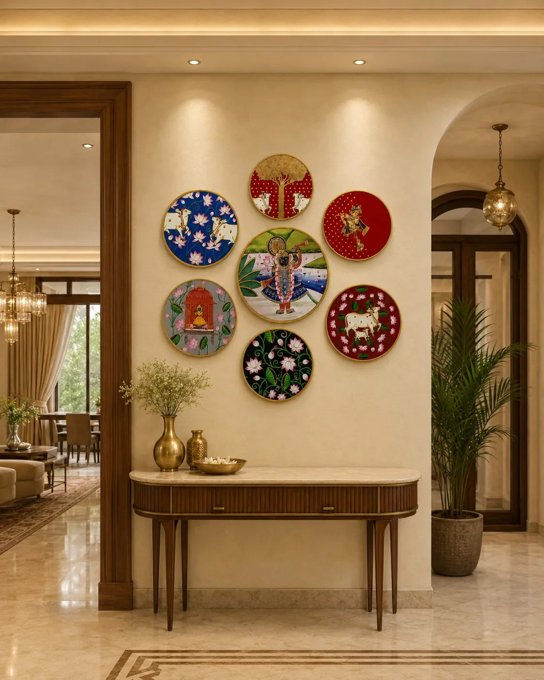 Beyond Wall Art: How Pichwai Plates Are Redefining Indian Table and Home Décor